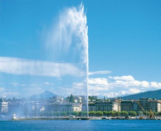 El Jet d'eau de Ginebra.